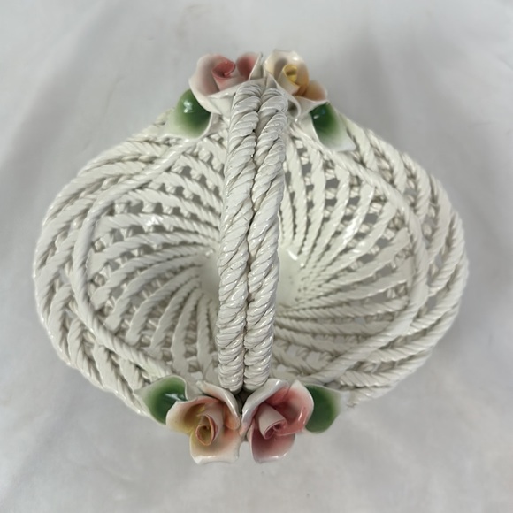 Lanzarin Ceramic Capodimonte Roses Made in Italy - Picture 10 of 16